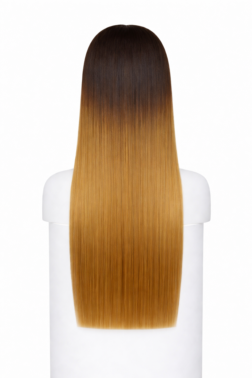 Peluca Lisa Degradado Rubio