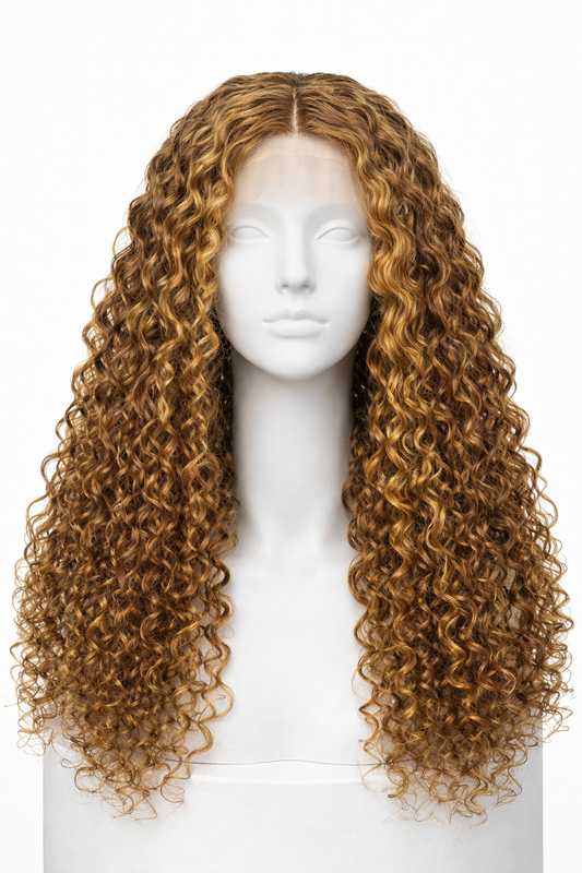 Peluca crespa - Rubio