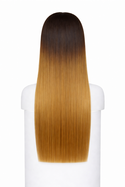 Pelucas lisas Degradado Rubio - Lace 5X5