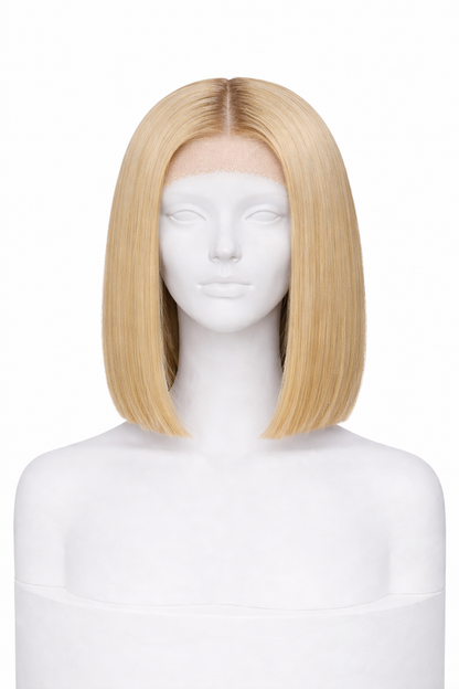 Peluca lisa - Corte Bod -  Rubia