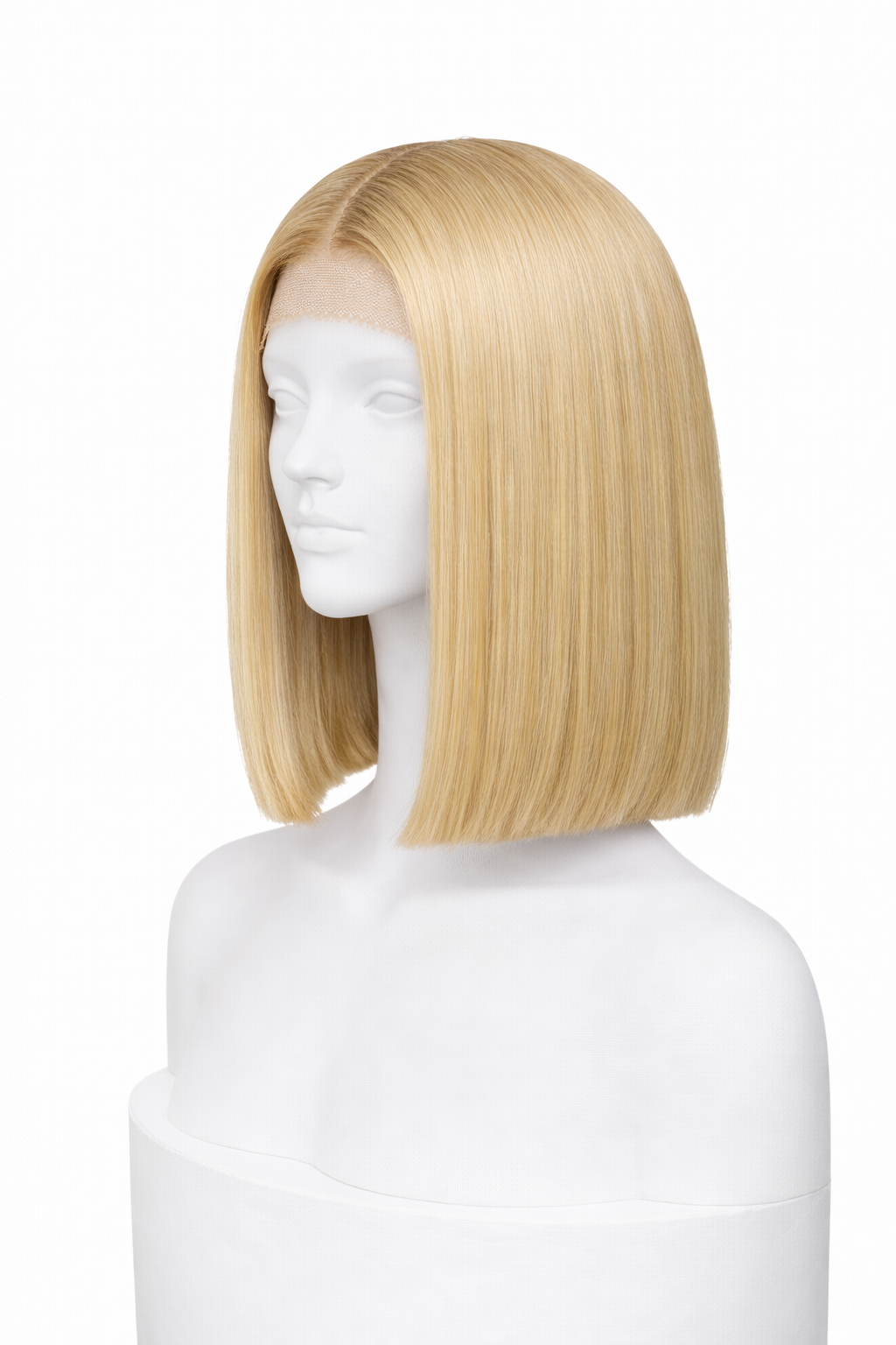 Peluca lisa - Corte Bod -  Rubia