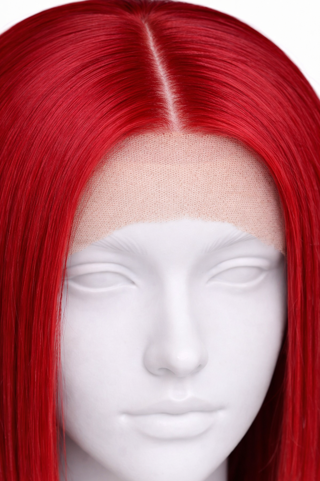 Peluca Lisa Corte Bod - Rojo