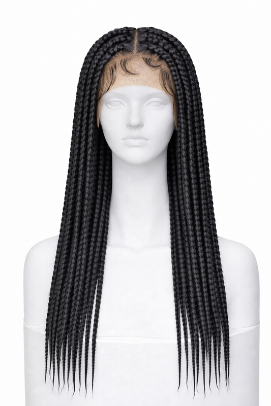 Peluca Tranzada - negro natural