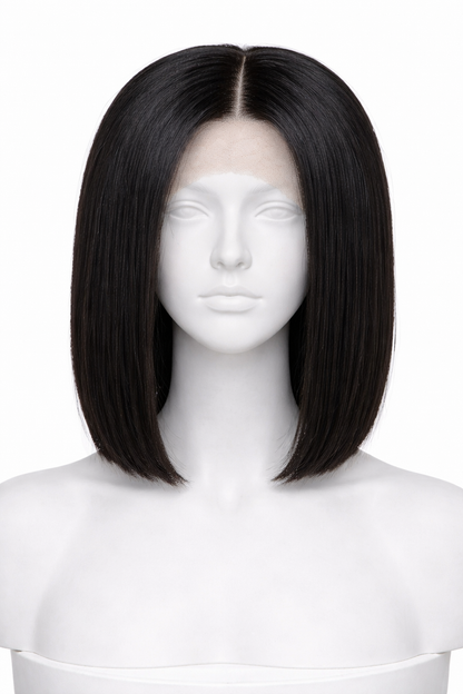 Peluca lisa -Top Quality Wig -  Negro natural - 300% - 5x5