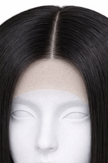 Peluca lisa -Top Quality Wig -  Negro natural - 300% - 5x5